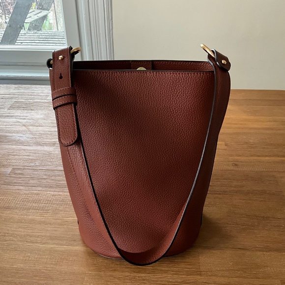 Leather Bucket Bag - Picture 3 of 10